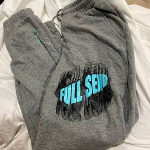 Full send Nelk boys gray jogger sweatpants